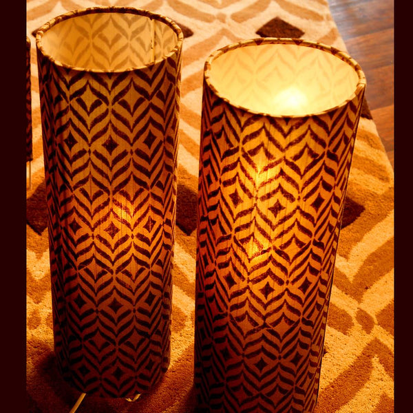 Rustic Hues Table Lamp - 01 created by traditional artisan communities