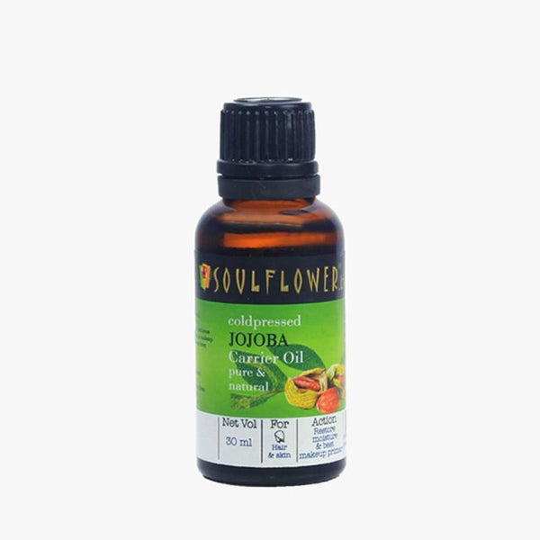 Soulflower Jojoba Oil Natural Make Up Remover, 30ml