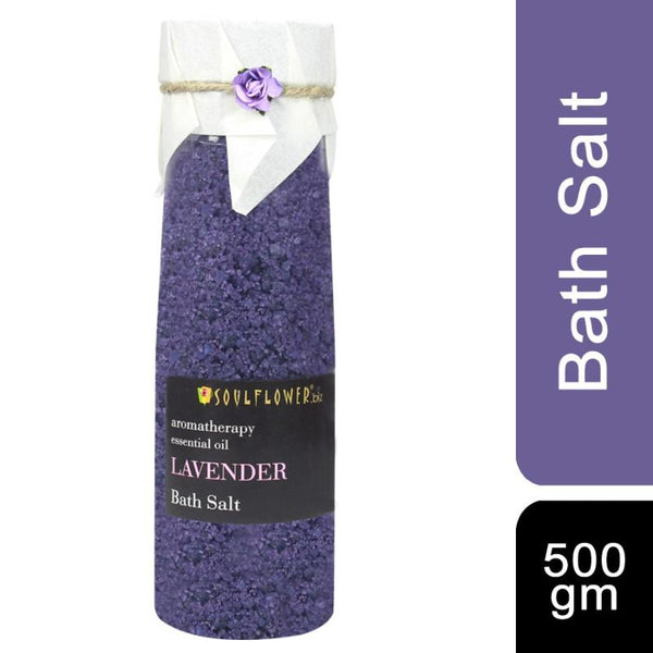 Soulflower Lavender Bath Salt, 500g