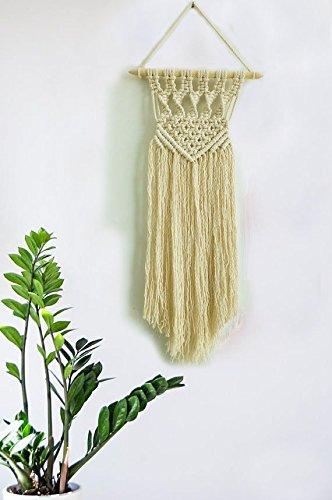 Macrame Wall Hanging with Fringes Handmade by Women Artisans