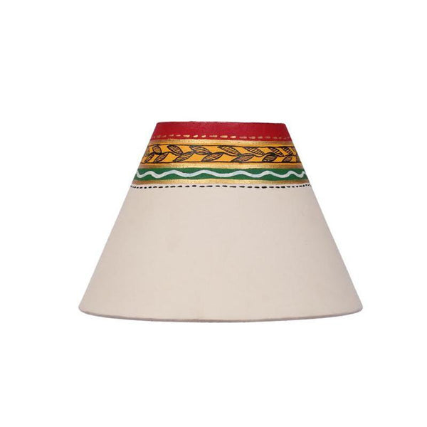Terracotta Matki Table Lamp (Yellow) created by Traditional Artisans
