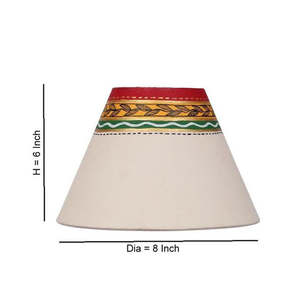 Terracotta Matki Table Lamp (Yellow) created by Traditional Artisans