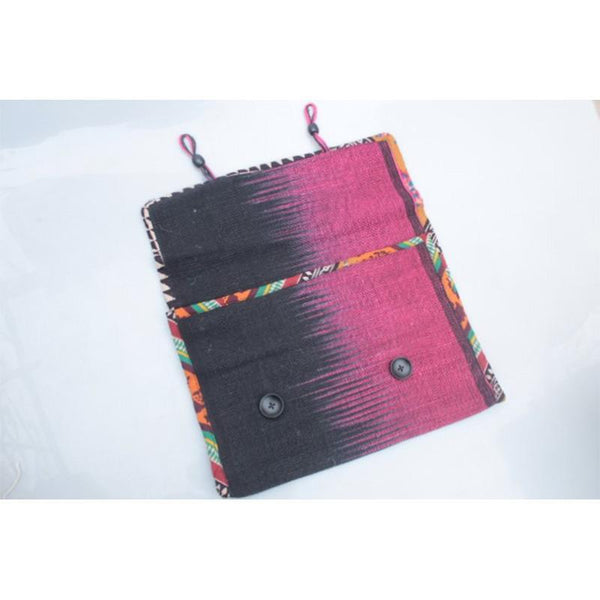 Laptop Sleeve Made with Hibiscus Fibre - Maroon (38.1cm)