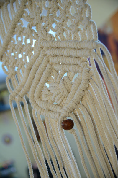 Diamond Macrame Wall Hanging Handmade by Women Artisans