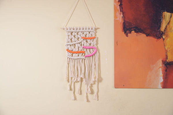 Energy Macrame Wall Hanging Handmade by Women Artisans