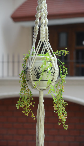 Suraj - Macrame Plant Holder Handmade by Women Artisans