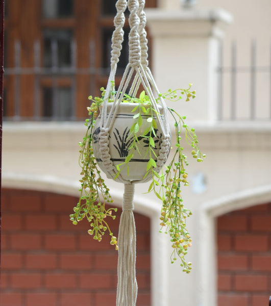 Suraj - Macrame Plant Holder Handmade by Women Artisans