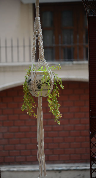 Suraj - Macrame Plant Holder Handmade by Women Artisans