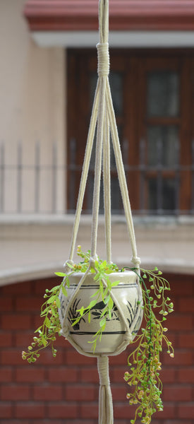 Sugam - Macrame Plant Holder Handmade by Women Artisans