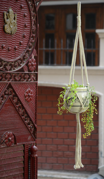 Sugam - Macrame Plant Holder Handmade by Women Artisans