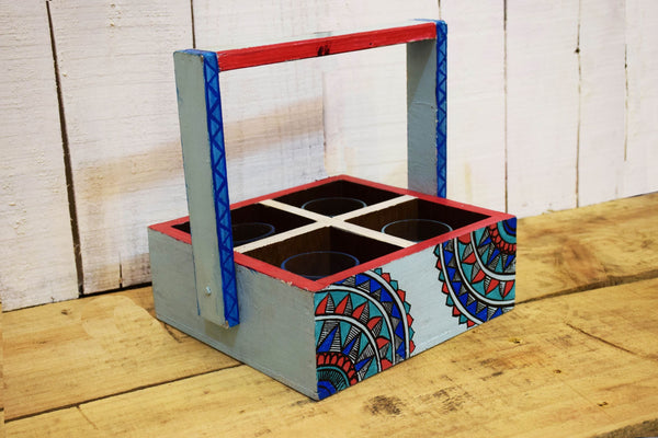 Mandal Tray Hand Painted by Women Artisans