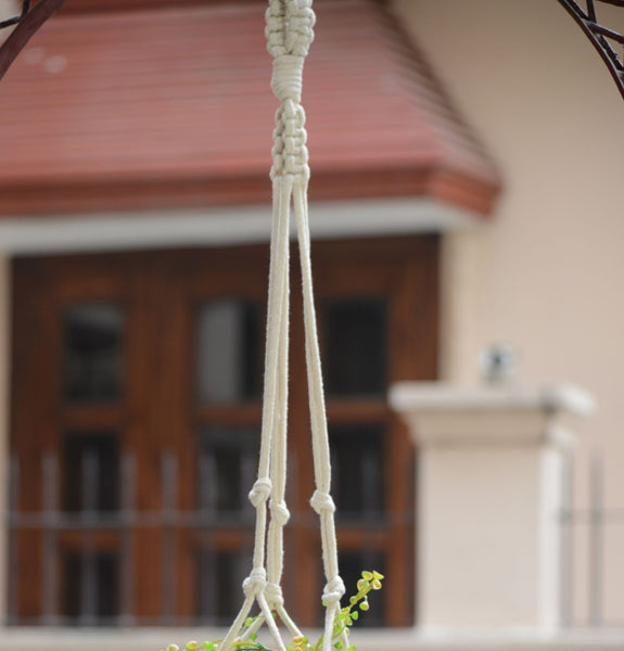 Sahaj - Macrame Plant Holder Handmade by Women Artisans