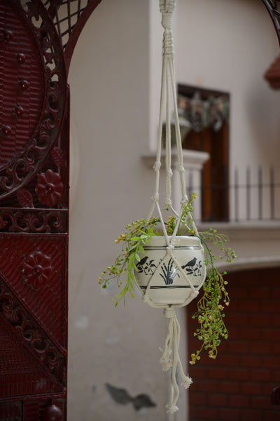 Sahaj - Macrame Plant Holder Handmade by Women Artisans