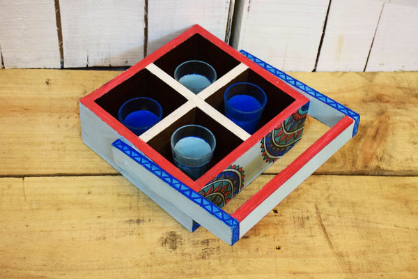 Mandal Tray Hand Painted by Women Artisans
