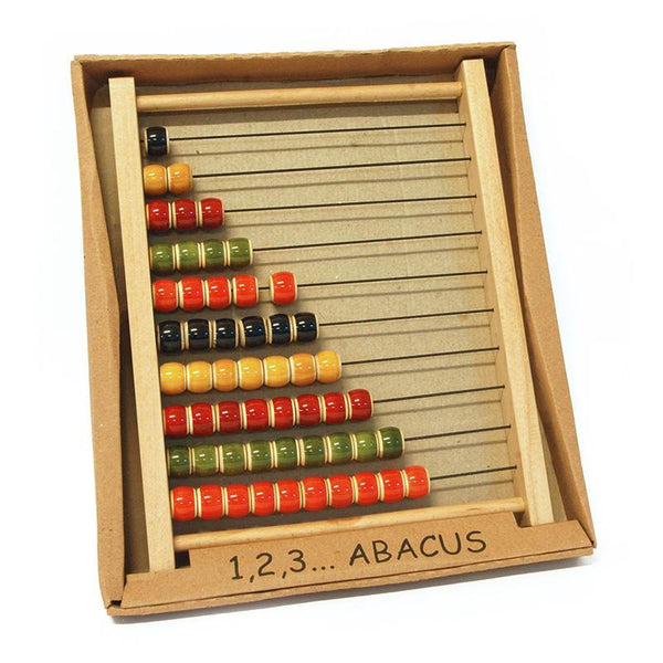 Hand-Crafted Wooden Abacus Toy
