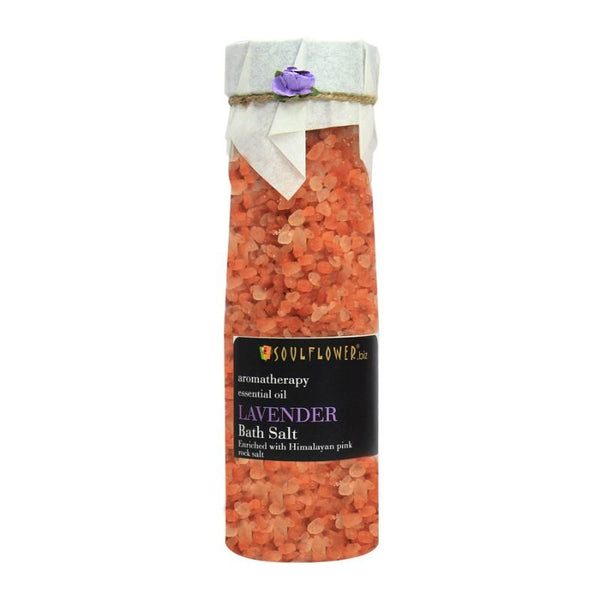 Soulflower Lavender Himalayan Pink Rock Bath Salt, 500g