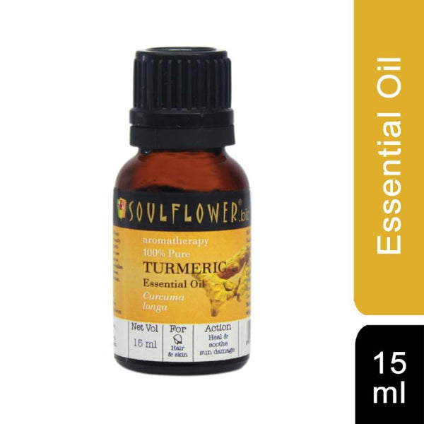 Soulflower Turmeric Essential Oil, 15ml