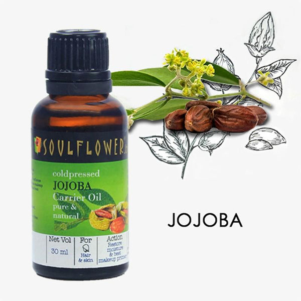 Soulflower Jojoba Oil Natural Make Up Remover, 30ml