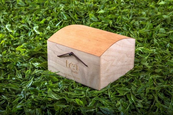 Gift Box (Organic Leaf Tea) - Set of 2 with wooden case