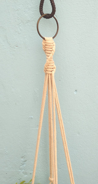 Knotted - Macrame Plant Holder Handmade by Women Artisans