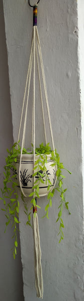 Cotton Strings - Macrame Plant Holder Handmade by Women Artisans