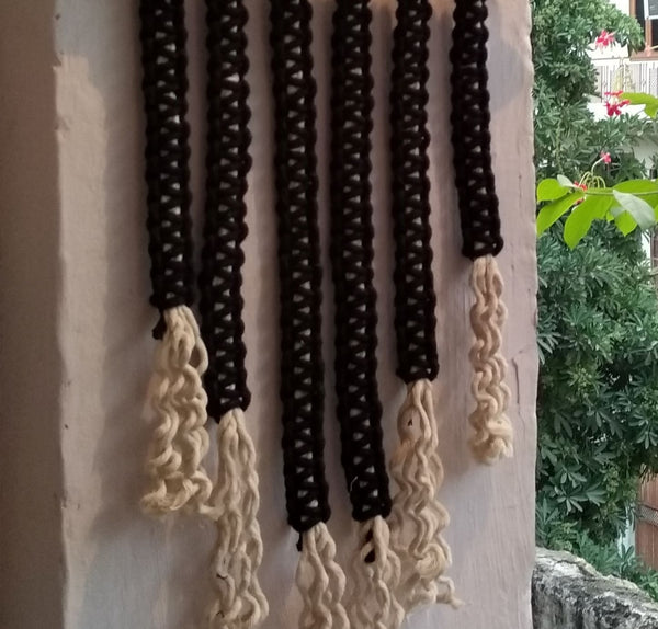 Mystery Macrame Wall Hanging Handmade by Women Artisans