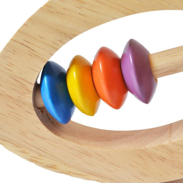 Wooden Fish Rattle and Teether for Infants