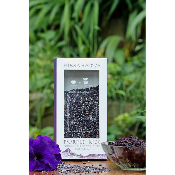 Naturally Grown Sticky Purple Rice, 500g