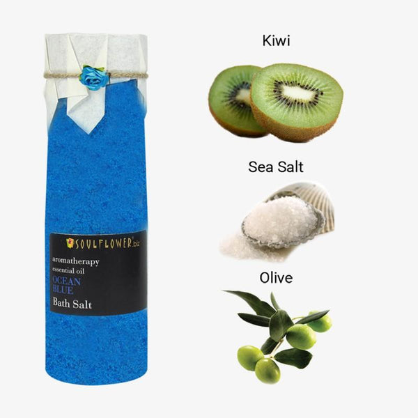 Soulflower Ocean Blue Bath Salt, 500g