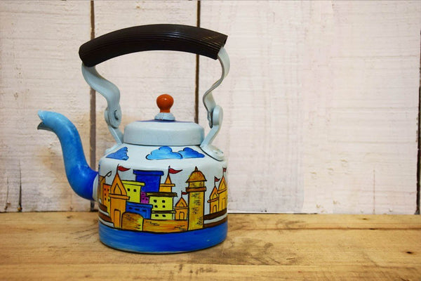 Apna Ghar Ghat Kettle Hand Painted by Women Artisans