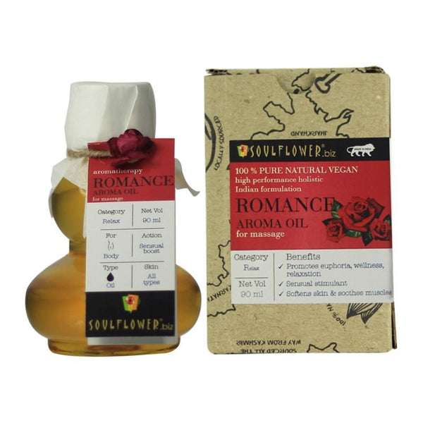 Soulflower Romance Aroma Massage Oil, 90ml