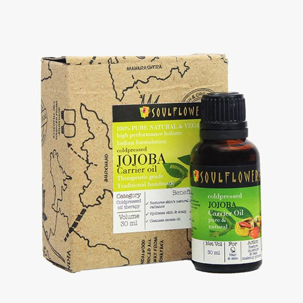 Soulflower Jojoba Oil Natural Make Up Remover, 30ml
