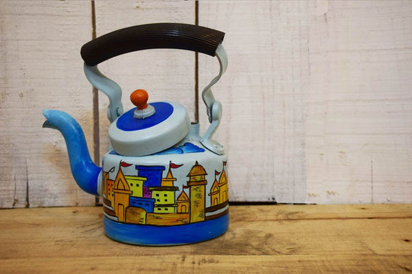 Apna Ghar Ghat Kettle Hand Painted by Women Artisans