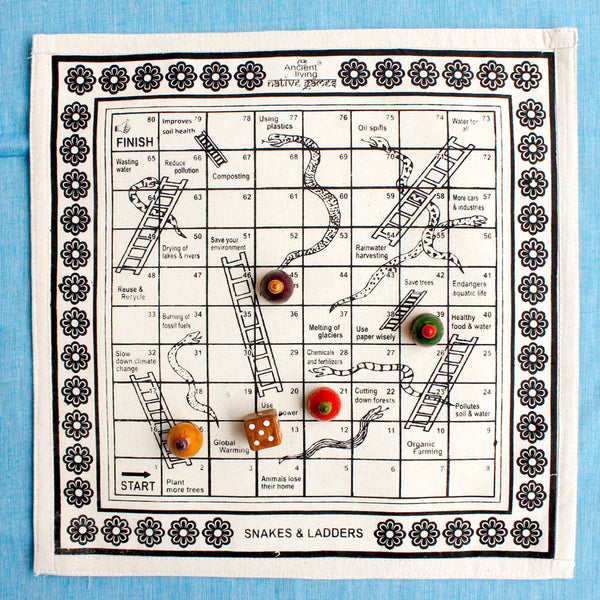 Snakes and Ladders Native Game