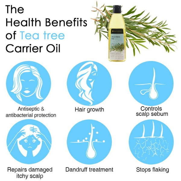 Soulflower Tea Tree Scalp and Anti Dandruff Oil, 225ml