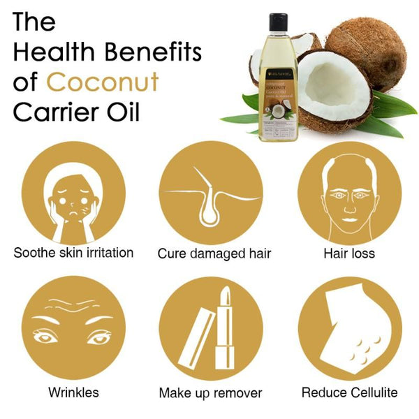Soulflower Coconut Oil for Hair and Skin, 225ml
