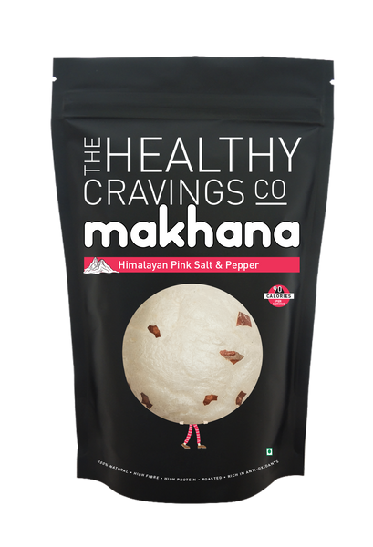 Roasted Makhana - Himalayan Pink Salt & Pepper (Pack of 3)