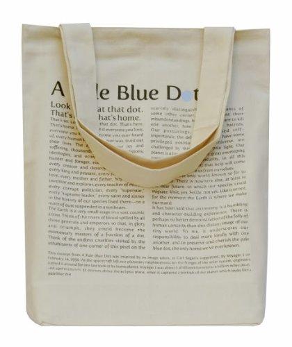 Eco-friendly Tote Bag - Pale Blue Dot (Cream)