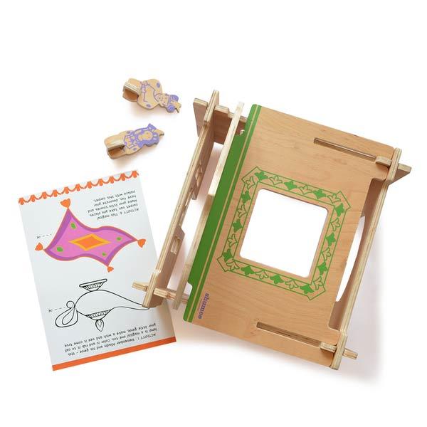 DIY Wooden Build-A-House Dollhouse Toy Set (Persian)