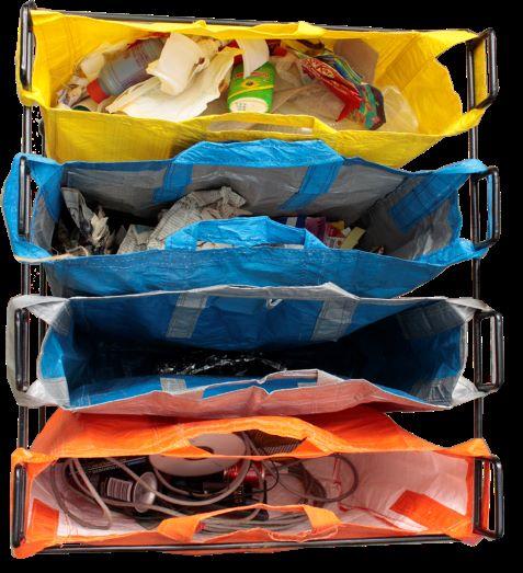 Segregation Stand for Wet and Dry Waste