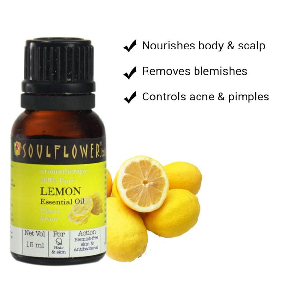 Soulflower Lemon Essential Oil