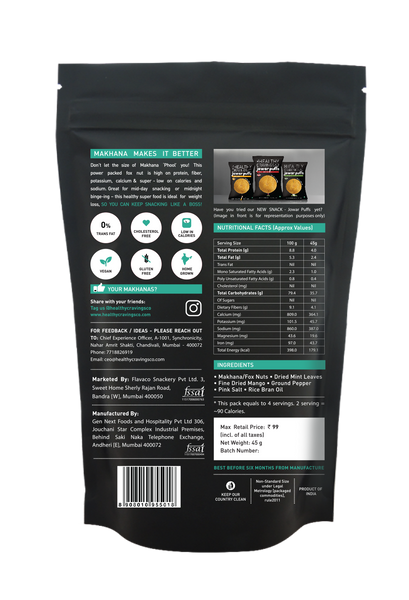 Roasted Makhana - Mint (Pack of 3)