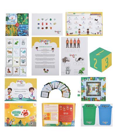5-in-1 activity set for kids - Conservation,  Wildlife, Waste Segregation