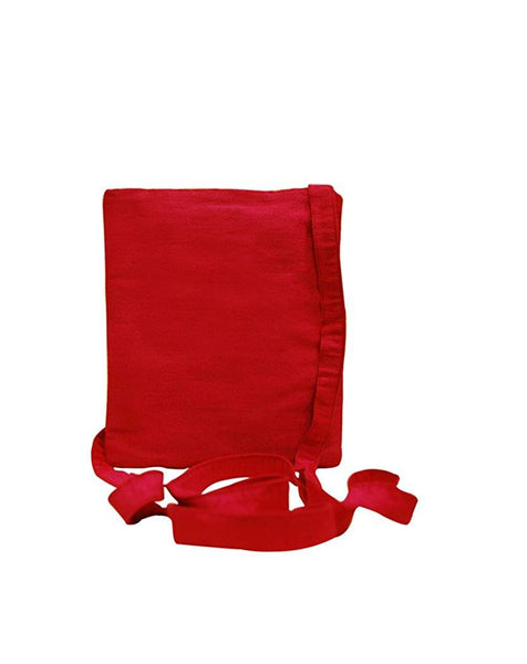 Handcrafted Sling Bag (03) - Red, Maroon and Brown