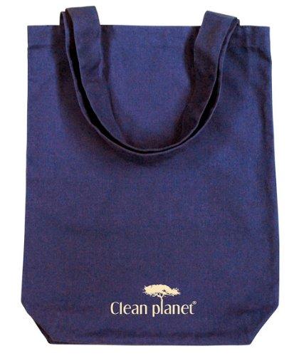 Eclectic Tote Bag (04) - Indigo with White Print