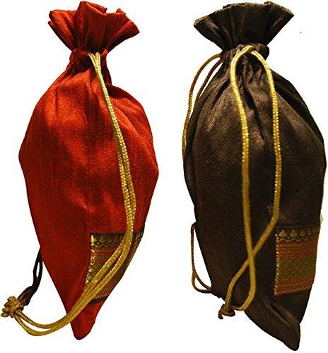 Eco-friendly 'Indie-genius' Pouch (Soft Cotton Yellow Color Mantra Print)
