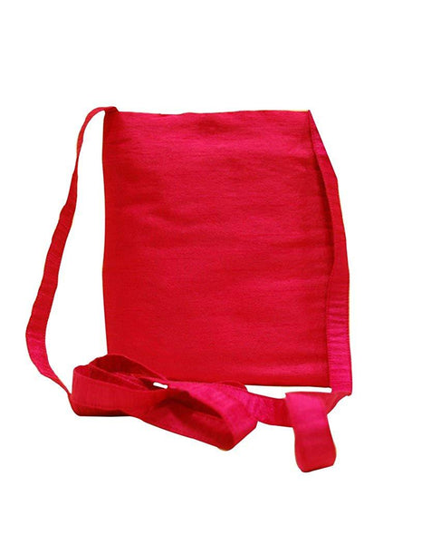 Handcrafted Sling Bag (02) - Red and Green