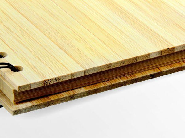 Natural Bamboo Notepad with Pen (75 pages)