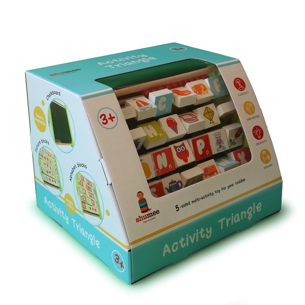 Wooden Activity Triangle - 100% Safe, Natural & Eco-friendly