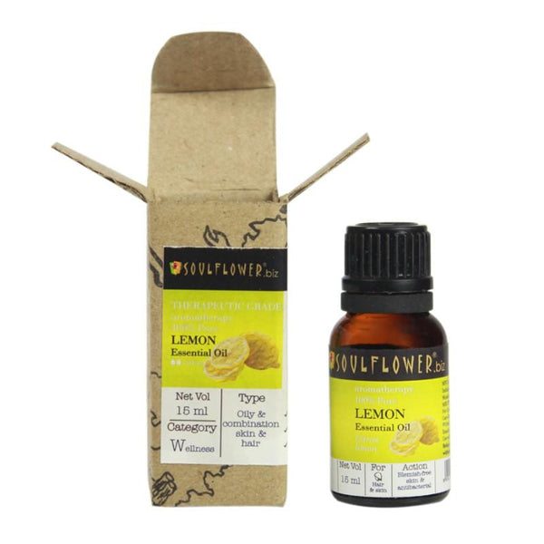 Soulflower Lemon Essential Oil